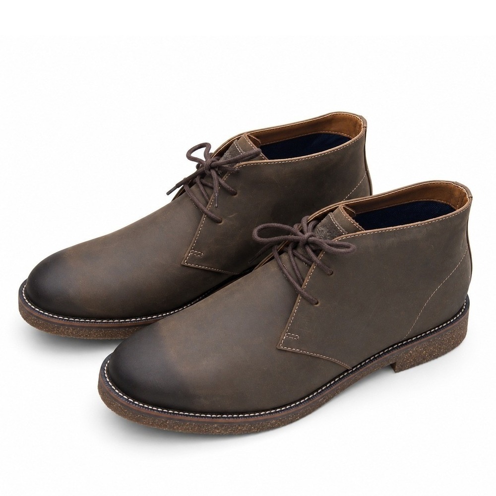 Dockers Nigel Leather Chukka Boots Mens 12 Brown Business Casual Comfort‎ NEW